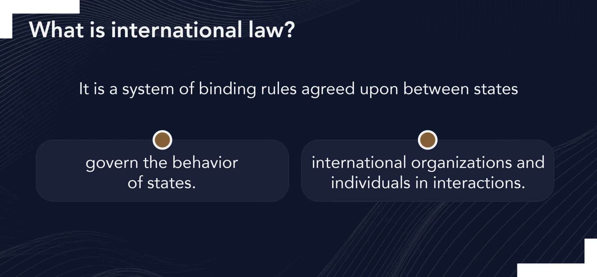 international law